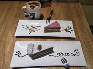 Vegan cakes. at PP 99 Cafe in Taipei
