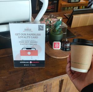 Embargo loyalty card! 
 at Charles Artisan Bread in East London