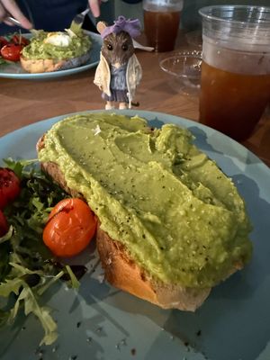 Avo toast at Charles Artisan Bread in East London
