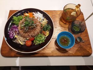 Soy Meat Khao Yam at Slow Jam in Yamagata