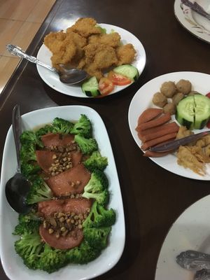 Mock meats galore at I Love Vegetarian Food - De Ra Sa in Tuban
