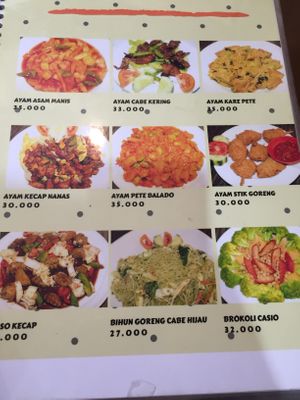 Menu  at I Love Vegetarian Food - De Ra Sa in Tuban