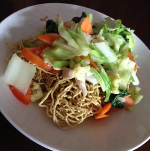 I Fu Mie at I Love Vegetarian Food - De Ra Sa in Tuban