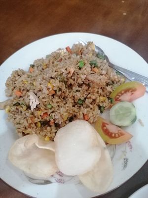 Nasi seafood at I Love Vegetarian Food - De Ra Sa in Tuban