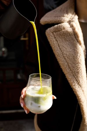 Matcha passion :-) at Acai Poke in Prague