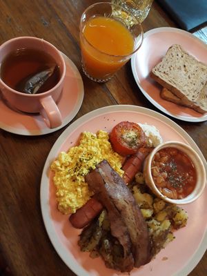 Breakfast set (served all day) at Bonita Cafe and Social Club in Bangkok