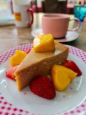 Cheesecake at Bonita Cafe and Social Club in Bangkok