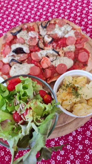 Pizza, choose your own toppings! at Bonita Cafe and Social Club in Bangkok