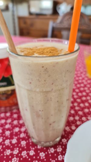 Yellow smoothie! 😋 at Bonita Cafe and Social Club in Bangkok