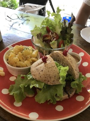 Vegan Burger  at Bonita Cafe and Social Club in Bangkok