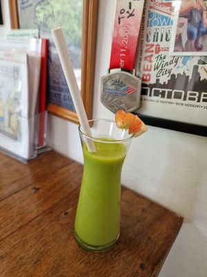 Avocado juice at Bonita Cafe and Social Club in Bangkok