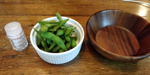 Edamame at Bonita Cafe and Social Club in Bangkok