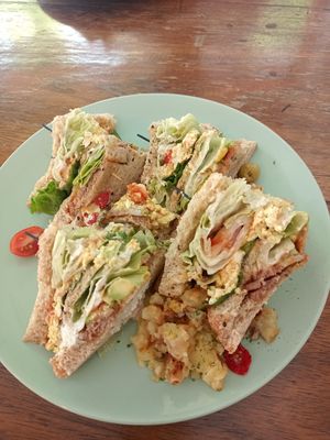 Sandwich at Bonita Cafe and Social Club in Bangkok