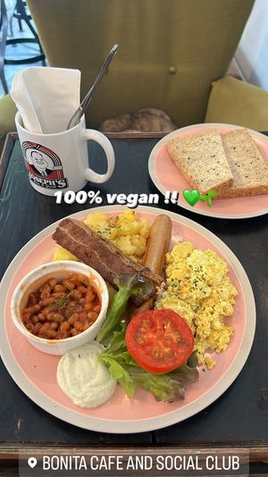 all day breakfast  at Bonita Cafe and Social Club in Bangkok