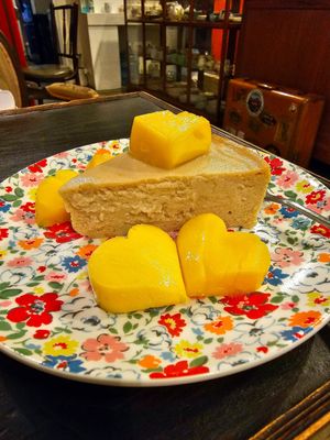 Best tofu cheese cake i have ever had! at Bonita Cafe and Social Club in Bangkok