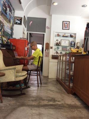 Bonita cafe and social club interiors at Bonita Cafe and Social Club in Bangkok