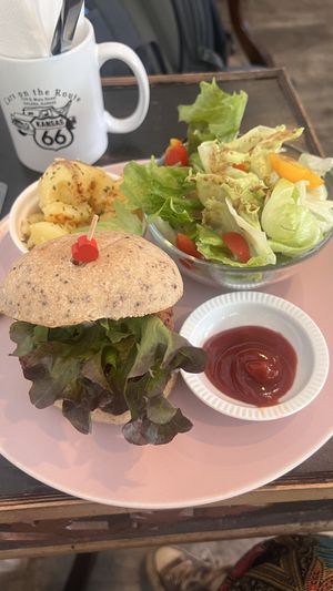 Burger  at Bonita Cafe and Social Club in Bangkok