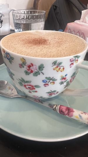 Soy latte  at Bonita Cafe and Social Club in Bangkok