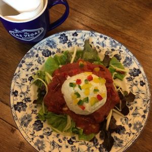 raw zucchini spaghetti (incl. raw sauce!) at Bonita Cafe and Social Club in Bangkok