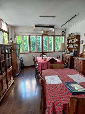 Upstairs dining area at Bonita Cafe and Social Club in Bangkok