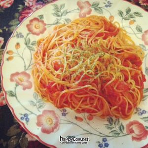 Spaghetti Tomato Sauce at Bonita Cafe and Social Club in Bangkok