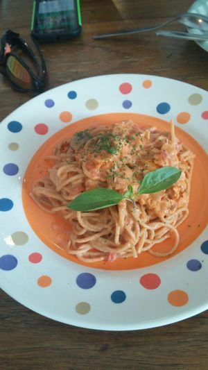 Creamy pasta at Bonita Cafe and Social Club in Bangkok