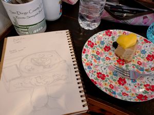 cheese cake at Bonita Cafe and Social Club in Bangkok