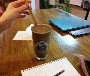 chocolate smoothie at Bonita Cafe and Social Club in Bangkok