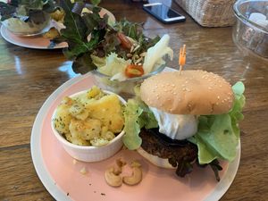 The burger at Bonita Cafe and Social Club in Bangkok