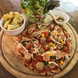 Pizza and it’s to die for that’s all I can say at Bonita Cafe and Social Club in Bangkok