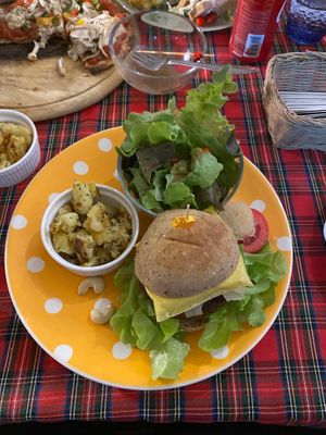 Burger at Bonita Cafe and Social Club in Bangkok