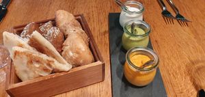 Dreierlei Dips als Starter at Secret Garden - Maybe closed in Zug