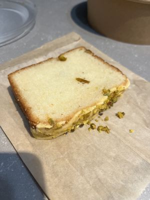 Lemon pistachio loaf  at Kokomo  in Port Moody
