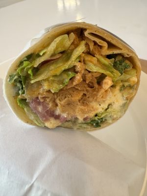 Buffalo Caesar wrap  at Kokomo  in Port Moody