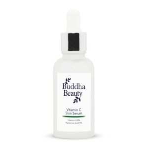 Vegan Vit C Serum. Use morning and night  at Buddha Beauty Skincare in Salford