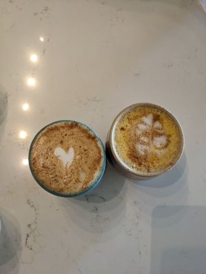 Lattes at Flora Jeans in Little Rock