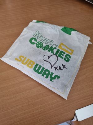 Vegan Cookies at Subway in Ipswich