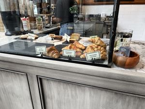 Pastries (back row contains vegan options)   at Hungry Ghost Coffee - Church St in New York City