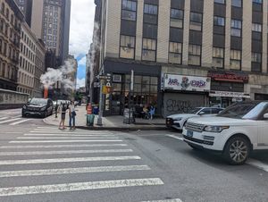 Outside at Hungry Ghost Coffee - Church St in New York City