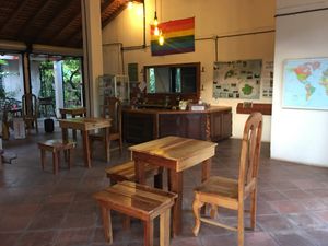 Our main café and tourist information center at Centro PUMA in Altagracia