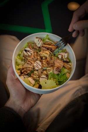 Caesar salad  at Impact Food in Rome