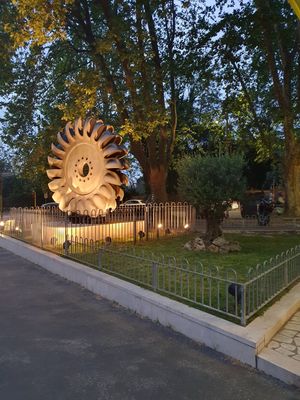 The restaurant is at this corner at Impact Food in Rome