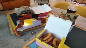 (Could have less packaging for a dine-in order.) at Impact Food in Rome