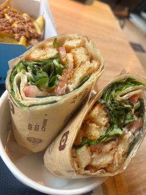 Chkn wrap  at Impact Food in Rome