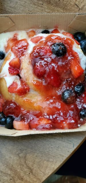 Very berry at Cinnaholic in Gambrills