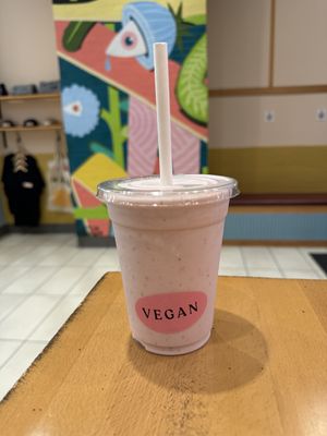 Strawberry shake   at Burger Crush in Vancouver