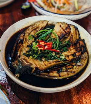 Braised Eggplant at Phat Lon in Leederville