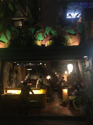 The front with oven on the left.  at So Free Pizza - Ximen in Taipei