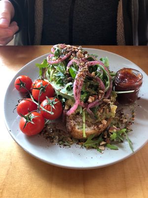 Avo toast  at Bridewell Coffee in Donaghadee