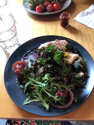 Flatbread  at Bridewell Coffee in Donaghadee